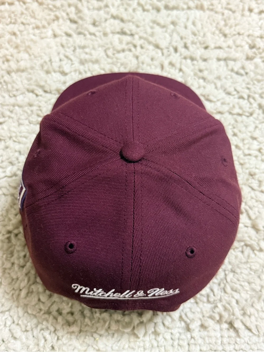 Mitchell & Ness Los Angeles Kings Burgundy Vintage Fashion Snapback Hat